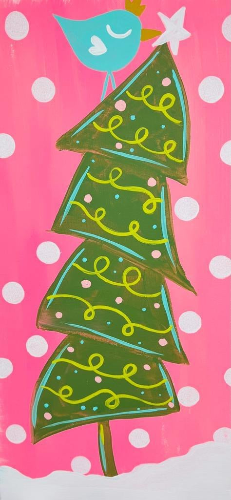 Santa Holiday Kids' Painting Saturday 12/2 10am-noon Ages 5+