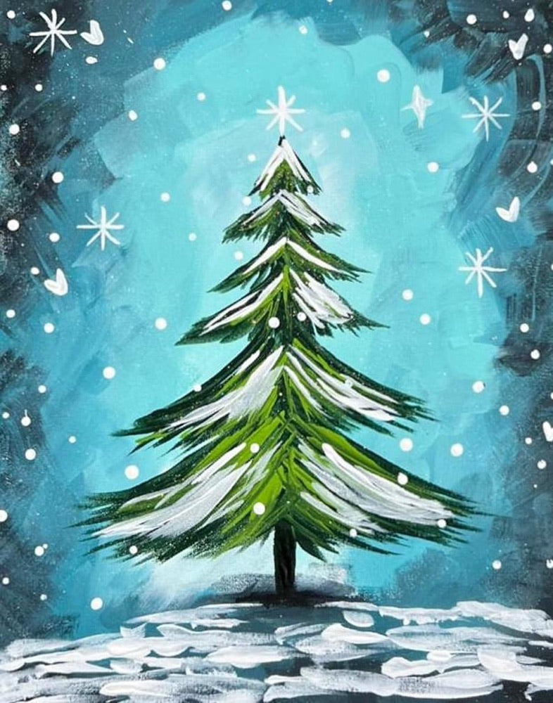 Santa Holiday Kids' Painting Saturday 12/2 10am-noon Ages 5+