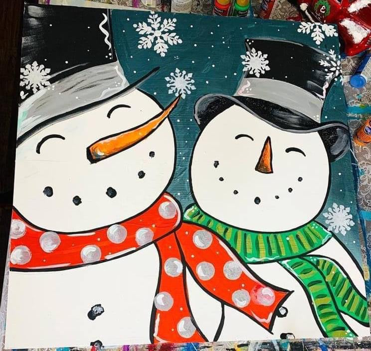 Santa Holiday Kids' Painting Saturday 12/2 10am-noon Ages 5+