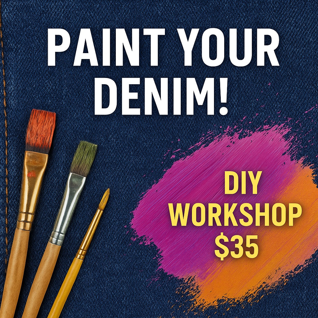 🎨 Denim DIY Workshop – Let’s Paint, Embellish & Make It Yours!
