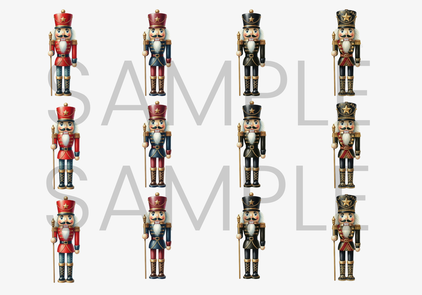 Traditional Nutcracker Printable Set