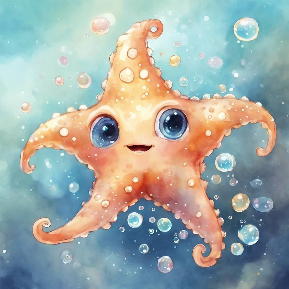 Starry the Starfish Paint-Along– "Under the Sea" Painting for Kids!