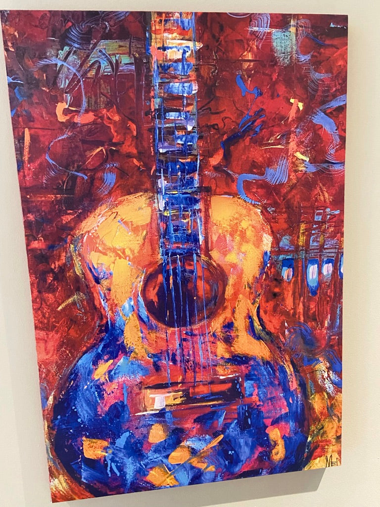 Matte board with wood frame 20" x 30"