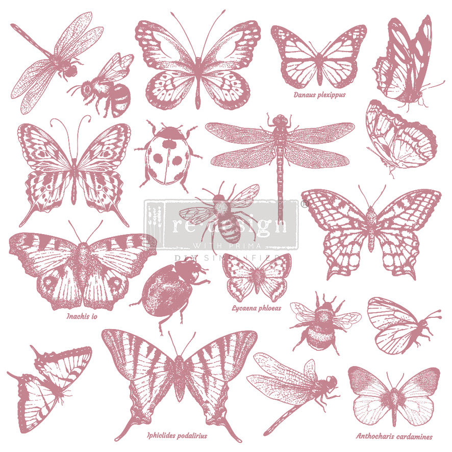 CLEARLY-ALIGNED DÉCOR STAMPS – MONARCH COLLECTION – 12×12 CLEAR CLING