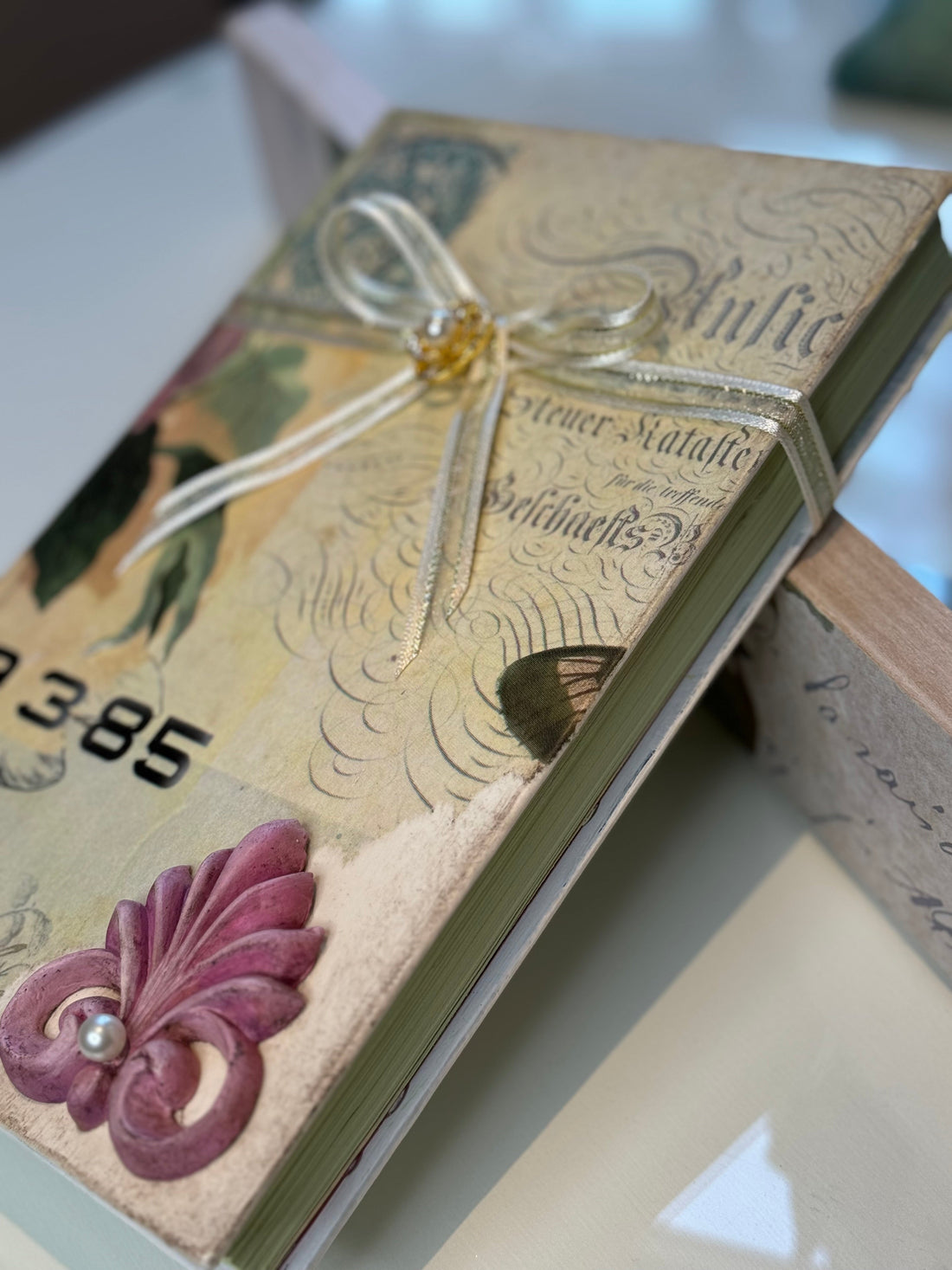 How to Create a Vintage Decor Book with Roycycled Decoupage & WoodUbend Accents