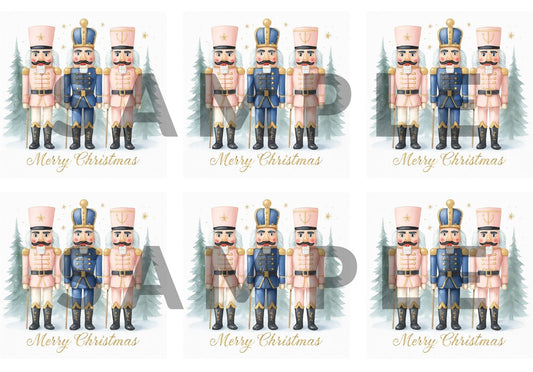 Pastel Nutcracker Trio