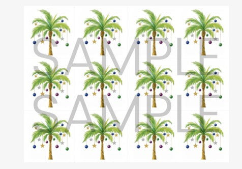 Palm Tree Holiday Printable – Whimsical Digital Download