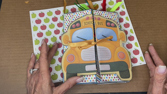 Back To School ~ Pocket Folio  ~ Junk Journal