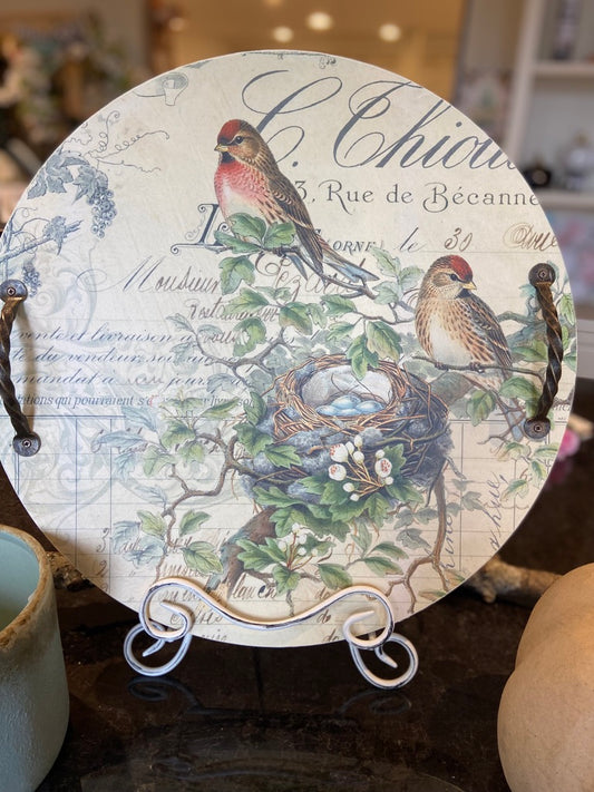 Charcuterie board - Bird Ephemera